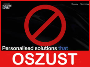 Blackfort Capital twarz ekran