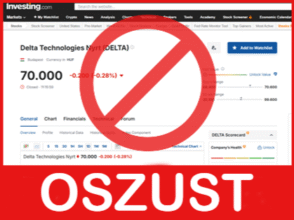 Est Investing twarz ekran