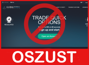 Global Market Trading twarz ekran