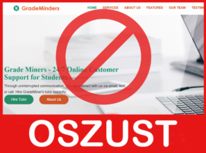 Grademinders twarz ekran