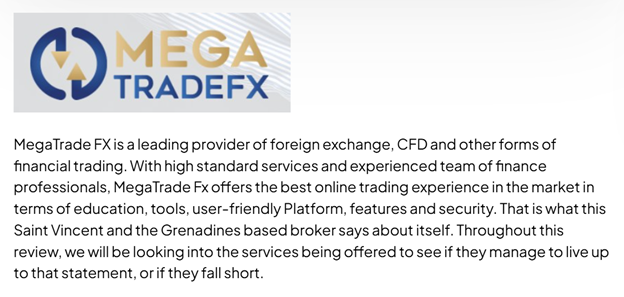 MegaTrade FX 1 ekran