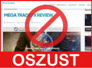 MegaTrade FX twarz ekran