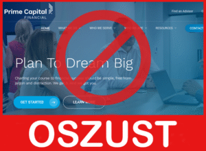 Prime Capital Financial twarz ekran