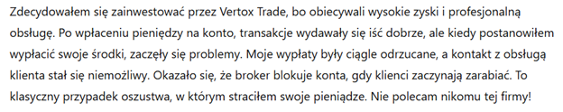 Vertox Trade 3 ekran