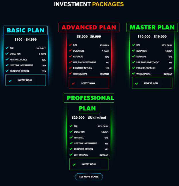 WEALTHRISE CAPITAL 2 ekran