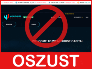 WEALTHRISE CAPITAL twarz ekran