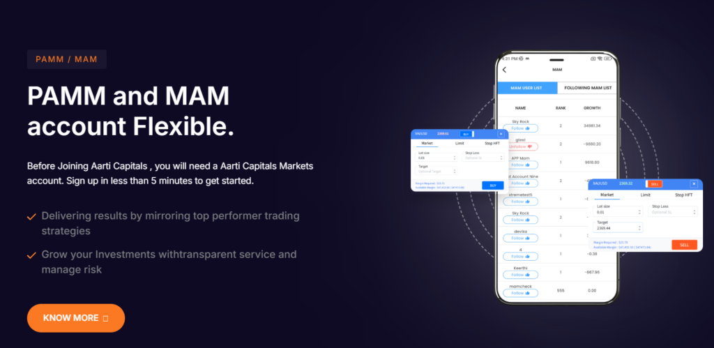 AartiCapitals 2 ekran