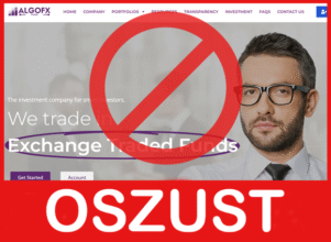 Algofxchain twarz ekran