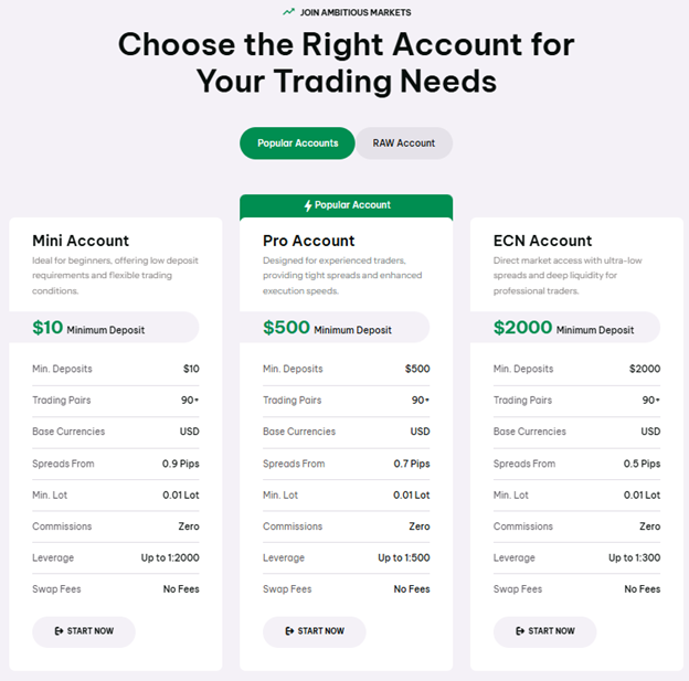 Ambitious Capital Limited 2 ekran