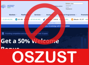 Astrofxcapitalpro twarz ekran