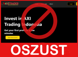 AXI Trading Indonesia twarz ekran