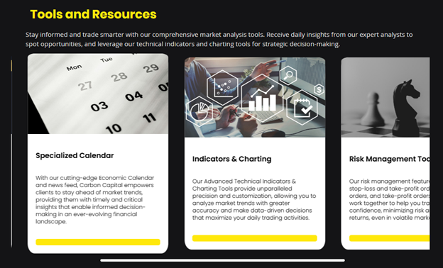 Carbon Capital 1 ekran