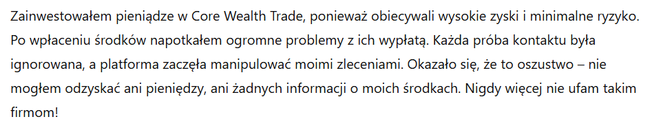 Core Wealth Trade 3 ekran