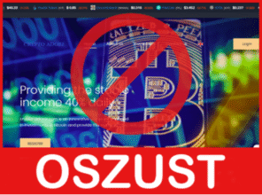 CRYPTO-ADORE twarz ekran