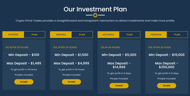 Crypto Prime Trades 2 ekran