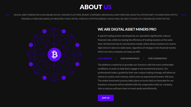Digital Asset Miners Pro 1 ekran
