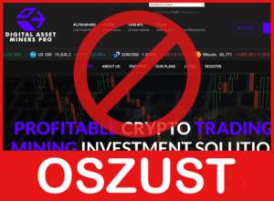 Digital Asset Miners Pro twarz ekran