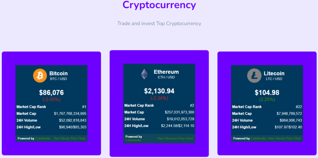 Elite CapitalNex 1 ekran