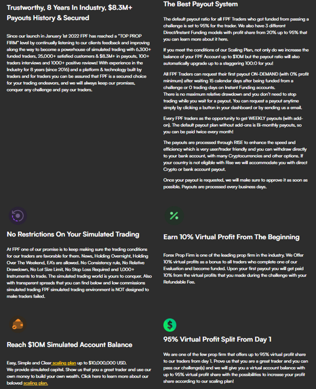 Forex Prop Firm 1 ekran