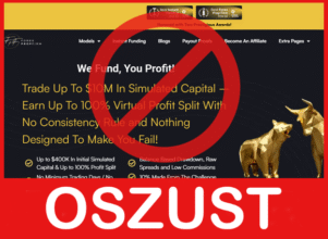 Forex Prop Firm twarz ekran