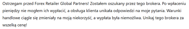 Forex Retailer Global Partners 3 ekran