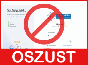 Forex Retailer Global Partners twarz ekran