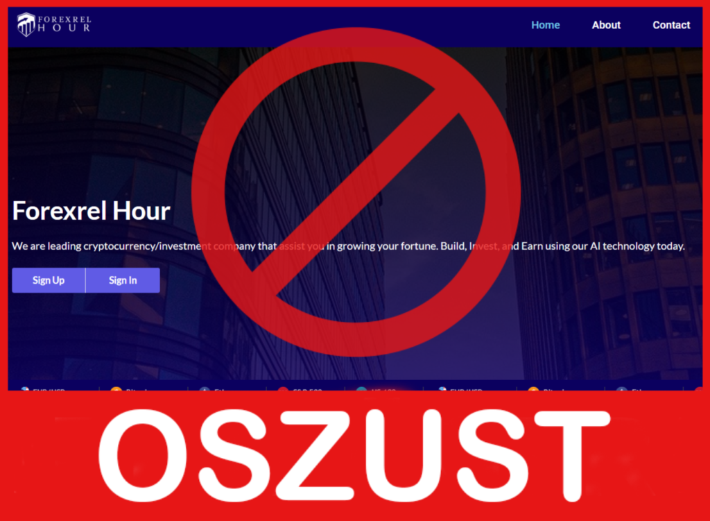 Forexrel Hour twarz ekran