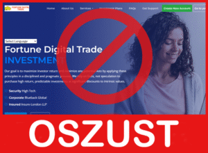 Fortune Digital Trade twarz ekran
