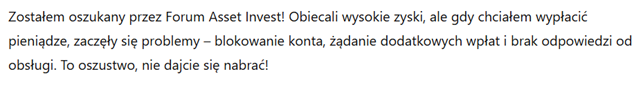 Forum Asset Invest 3 ekran