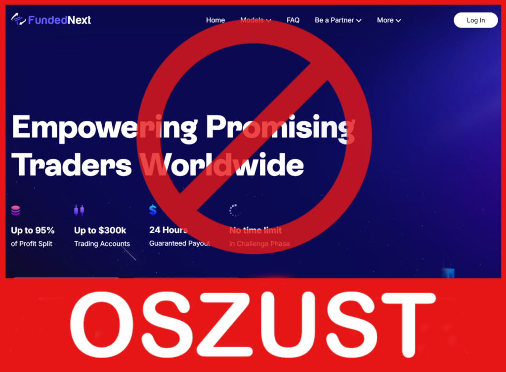 FundedNext twarz ekran