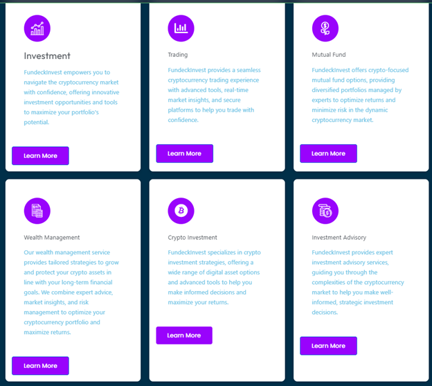 FundeskInvest 1 ekran