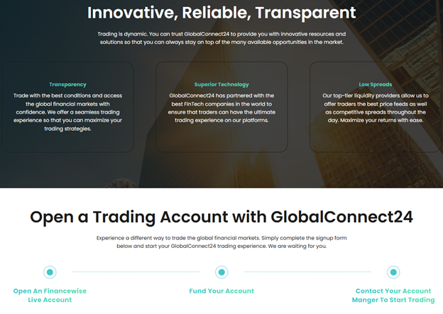 GlobalConnect24 2 ekran