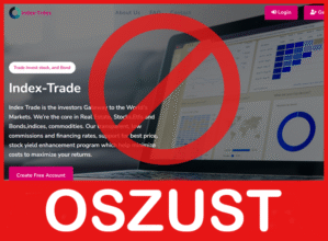 Index Trade twarz ekran