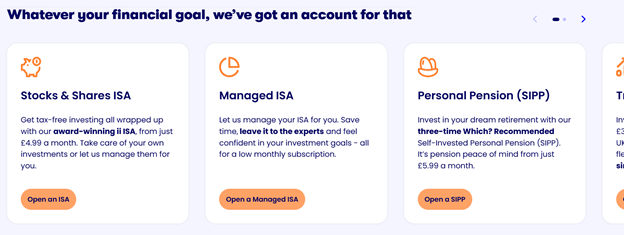 Interactive Investor 1 ekran