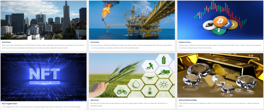 LUX VIDE INVEST 1 ekran