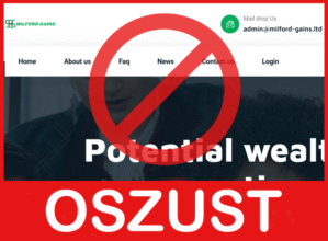 Milford-gains twarz ekran