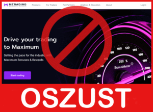 MTrading twarz ekran