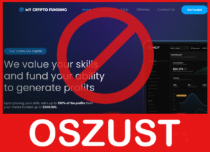 My Crypto Funding twarz ekran