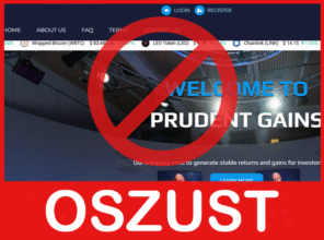 Prudent Gains twarz ekran