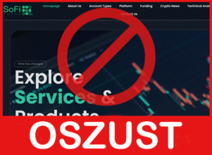 SoFi Trade twarz ekran