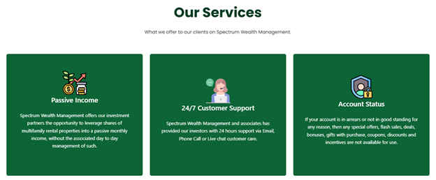 Spectrum Wealth Management 2 ekran
