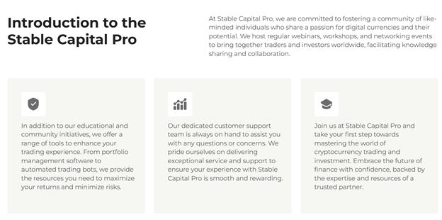 Stable Capital 1 ekran