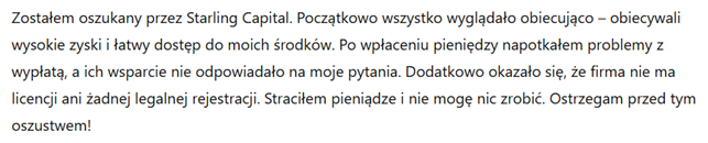 Starling Capital 3 ekran