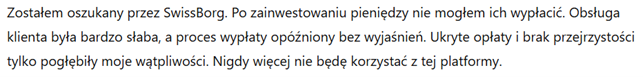 SwissBorg 3 ekran