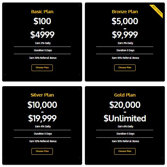 United Gold Exchange 2 ekran