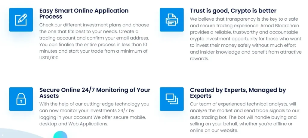 Amod Blockchain 1 ekran