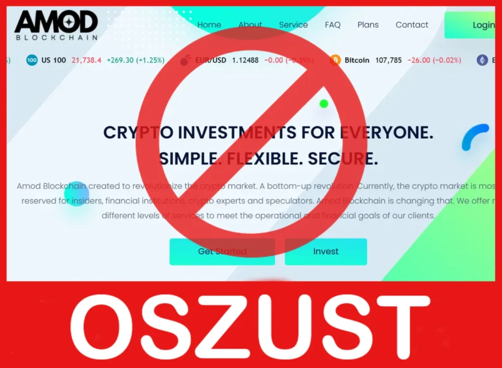 Amod Blockchain twarz ekran