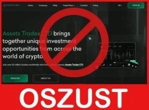 Assets Tradex LTD twarz ekran