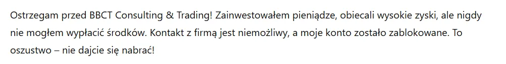 BBCT Consulting & Trading 3 ekran