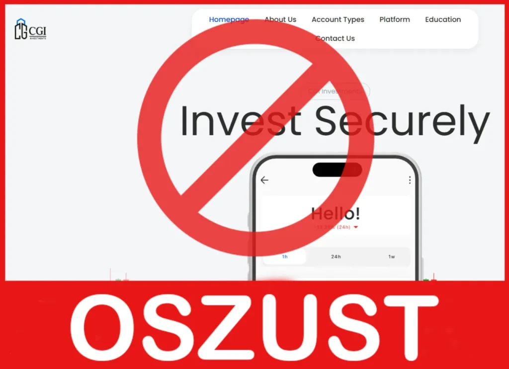 CGI Investments twarz ekran